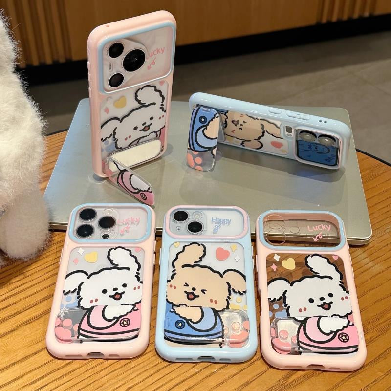 キュートなスポンジ・ボブとパトリックがプリントされたスマホケース。分割された大きなカメラ窓、全周を保護する耐落下衝撃構造、光沢のある明るいカラーフレームが特徴で、かわいいカートゥーンデザイン。iPhone対応。