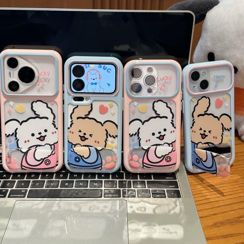 キュートなスポンジ・ボブとパトリックがプリントされたスマホケース。分割された大きなカメラ窓、全周を保護する耐落下衝撃構造、光沢のある明るいカラーフレームが特徴で、かわいいカートゥーンデザイン。iPhone対応。
