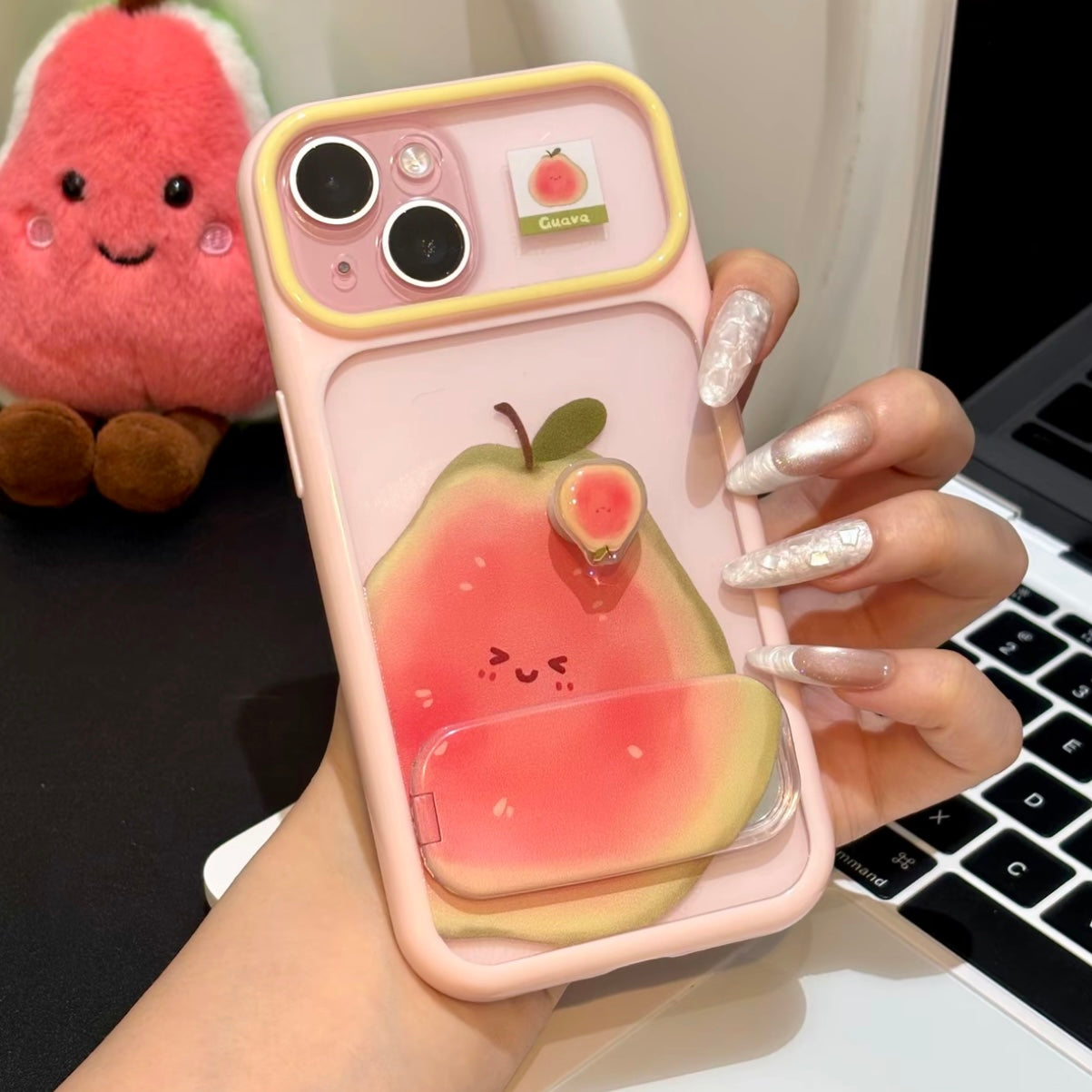 Funda protectora para iPhone con anilla magnética de dibujos animados vintage de Minnie, Goofy, Piolín y ventana grande para cámara, a prueba de golpes