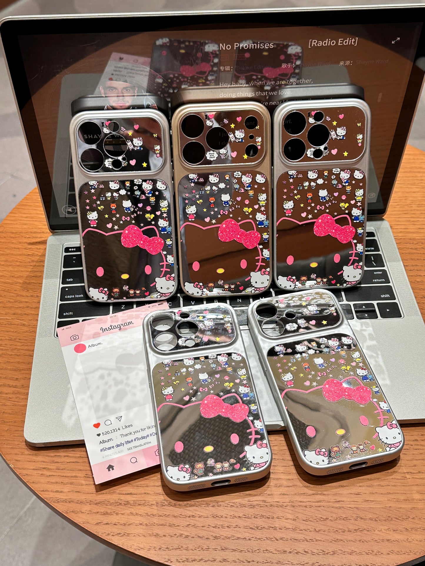 Funda de Teléfono Brillante con Bonito Diseño de Dibujos Animados y Soporte de Anillo Magnético Giratorio 360°, Donald Duck / Goofy / Pluto / Mickey Carcasa Protectora Anticaída para iPhone