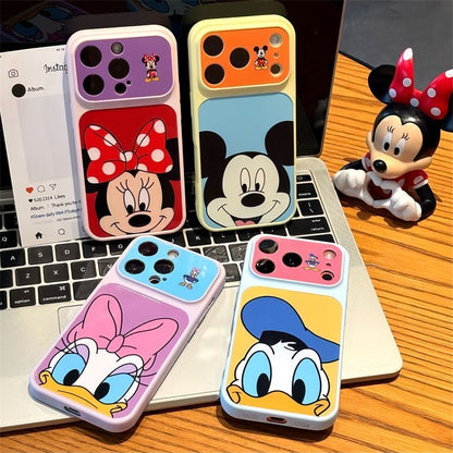 Funda Estética Bicolor Pastel para Teléfono con Anillo de Rotación 360°, Funda Protectora Suave Anticaída para iPhone con Texto Goodmood Todo Estará Bien