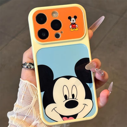 Funda Estética Bicolor Pastel para Teléfono con Anillo de Rotación 360°, Funda Protectora Suave Anticaída para iPhone con Texto Goodmood Todo Estará Bien