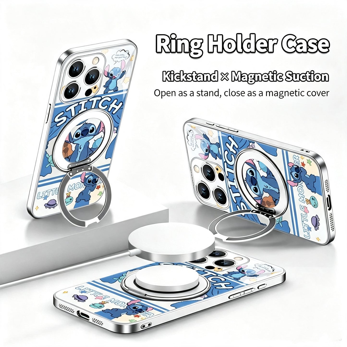 Funda Transparente para Teléfono con Diseño de Snoopy Pintor de Graffiti, Marco Brillante Multicolor en Tonos Pastel, Antigolpes, Protectora para iPhone