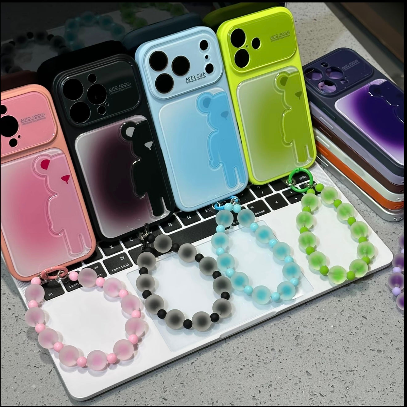 Funda protectora para iPhone con anilla magnética de dibujos animados vintage de Minnie, Goofy, Piolín y ventana grande para cámara, a prueba de golpes