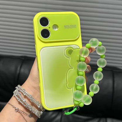 Funda protectora para iPhone con anilla magnética de dibujos animados vintage de Minnie, Goofy, Piolín y ventana grande para cámara, a prueba de golpes