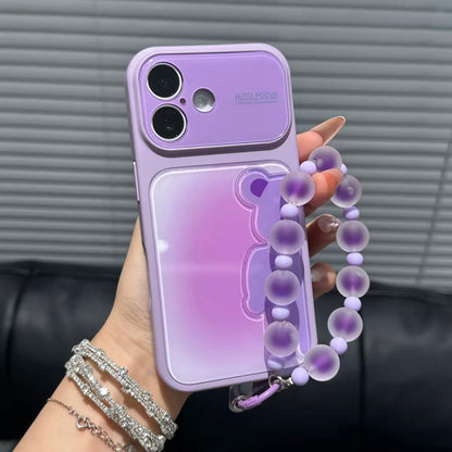 Funda protectora para iPhone con anilla magnética de dibujos animados vintage de Minnie, Goofy, Piolín y ventana grande para cámara, a prueba de golpes
