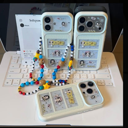 Bonita funda de teléfono con patrón de calcomanía de Woddy Buzz, cubierta protectora transparente a prueba de golpes para todos los modelos de iPhone