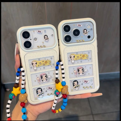 Bonita funda de teléfono con patrón de calcomanía de Woddy Buzz, cubierta protectora transparente a prueba de golpes para todos los modelos de iPhone