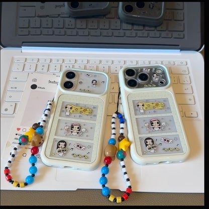 Bonita funda de teléfono con patrón de calcomanía de Woddy Buzz, cubierta protectora transparente a prueba de golpes para todos los modelos de iPhone