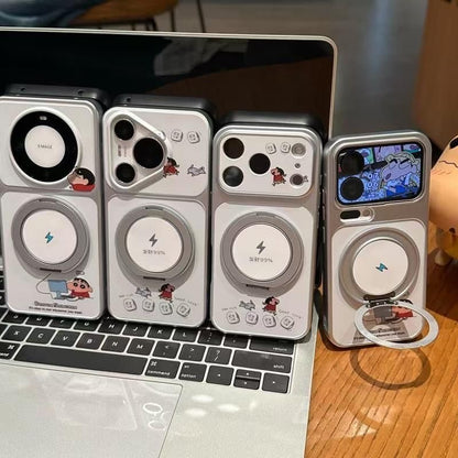 キュートなスポンジ・ボブとパトリックがプリントされたスマホケース。分割された大きなカメラ窓、全周を保護する耐落下衝撃構造、光沢のある明るいカラーフレームが特徴で、かわいいカートゥーンデザイン。iPhone対応。