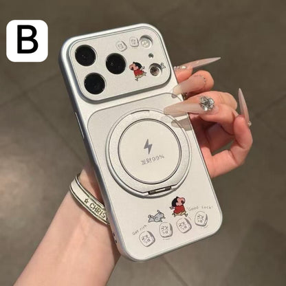 キュートなスポンジ・ボブとパトリックがプリントされたスマホケース。分割された大きなカメラ窓、全周を保護する耐落下衝撃構造、光沢のある明るいカラーフレームが特徴で、かわいいカートゥーンデザイン。iPhone対応。
