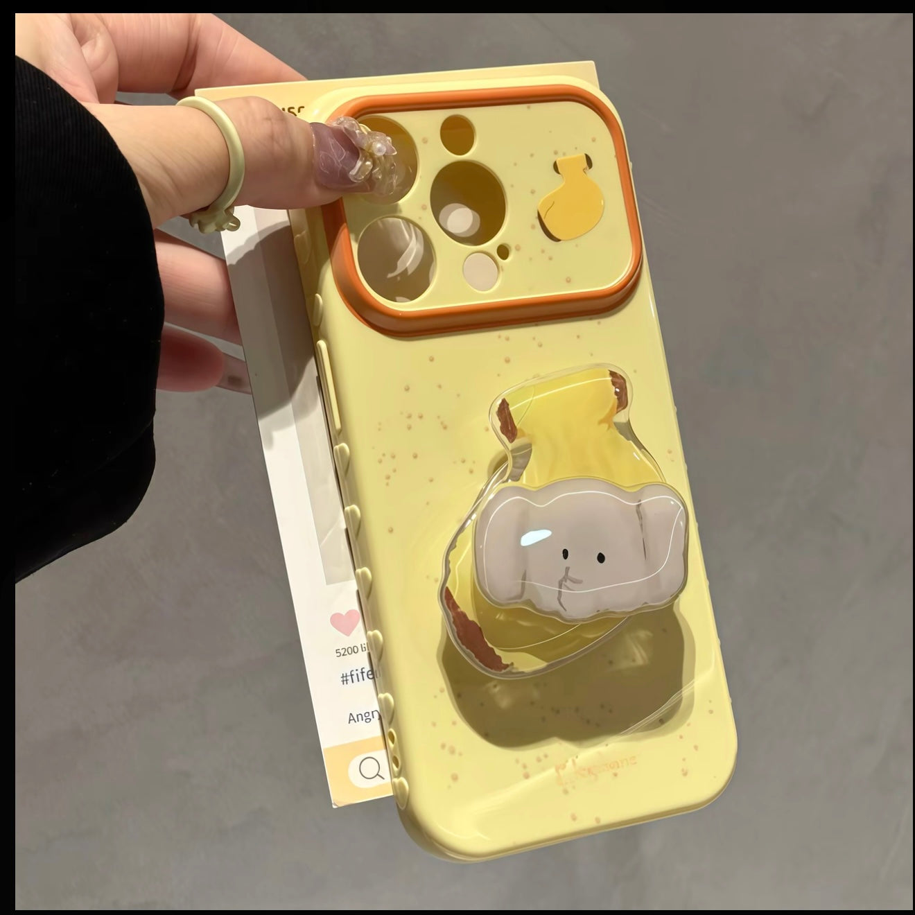 光沢のある可愛い漫画のスマホケース、360°回転磁気リングスタンド付き、ドナルドダック/グーフィー/プルート/ミッキー 耐衝撃保護ケース iPhone用