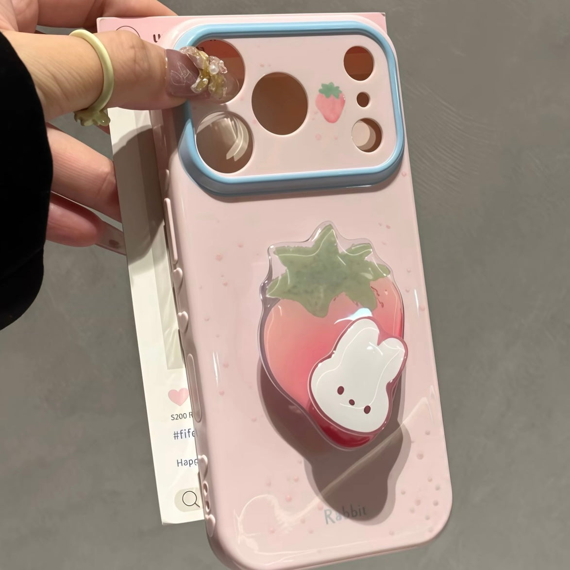 光沢のある可愛い漫画のスマホケース、360°回転磁気リングスタンド付き、ドナルドダック/グーフィー/プルート/ミッキー 耐衝撃保護ケース iPhone用