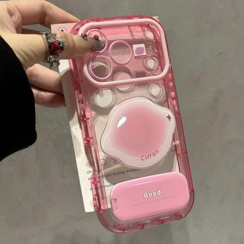 Funda protectora para iPhone con anilla magnética de dibujos animados vintage de Minnie, Goofy, Piolín y ventana grande para cámara, a prueba de golpes