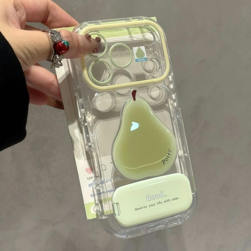 Funda protectora para iPhone con anilla magnética de dibujos animados vintage de Minnie, Goofy, Piolín y ventana grande para cámara, a prueba de golpes