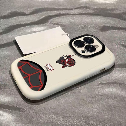 Funda Transparente para Teléfono con Diseño de Snoopy Pintor de Graffiti, Marco Brillante Multicolor en Tonos Pastel, Antigolpes, Protectora para iPhone