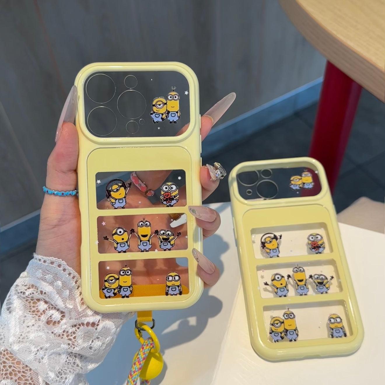 Bonita funda de teléfono con patrón de calcomanía de Woddy Buzz, cubierta protectora transparente a prueba de golpes para todos los modelos de iPhone