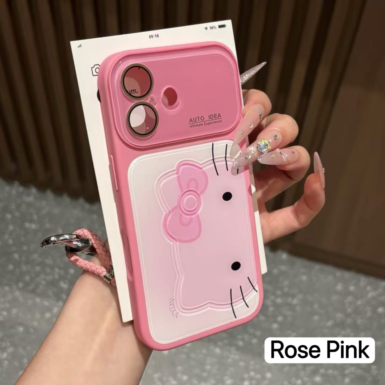 Cute Bow Cartoon Kitty& Frog Phone Case | Flip Camera Lens Protector Soft Shockproof Cover For iPhone