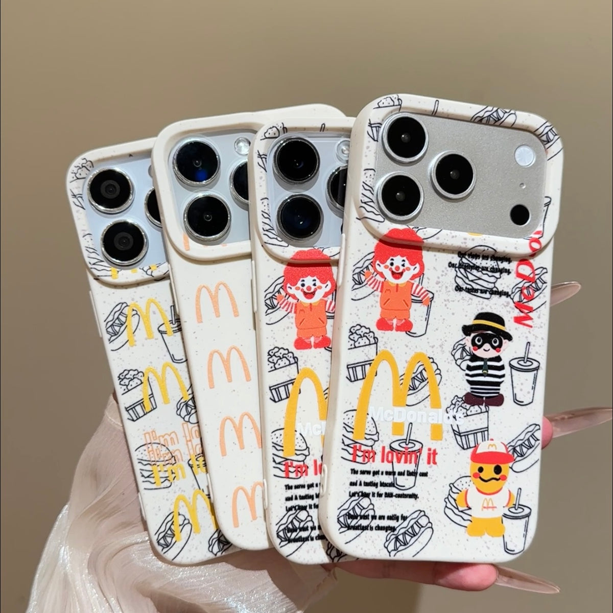 Funda Estética Bicolor Pastel para Teléfono con Anillo de Rotación 360°, Funda Protectora Suave Anticaída para iPhone con Texto Goodmood Todo Estará Bien
