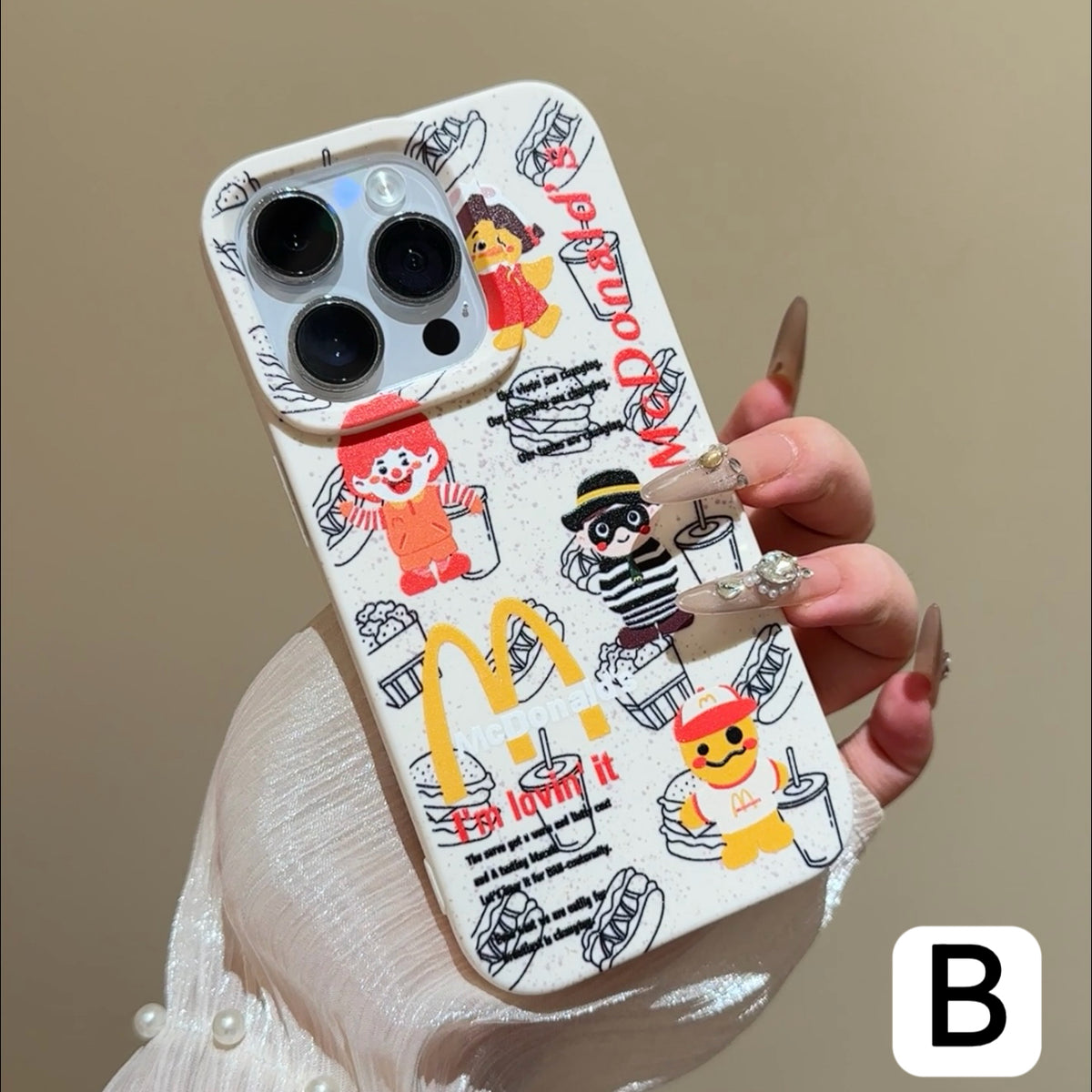 Funda Estética Bicolor Pastel para Teléfono con Anillo de Rotación 360°, Funda Protectora Suave Anticaída para iPhone con Texto Goodmood Todo Estará Bien