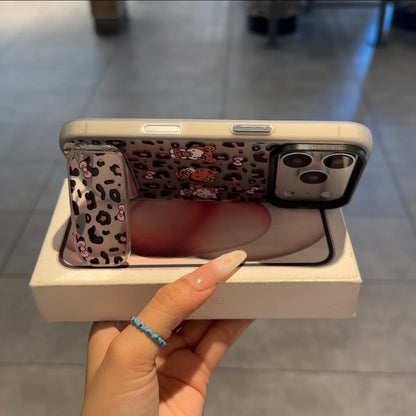 Funda protectora para iPhone con anilla magnética de dibujos animados vintage de Minnie, Goofy, Piolín y ventana grande para cámara, a prueba de golpes