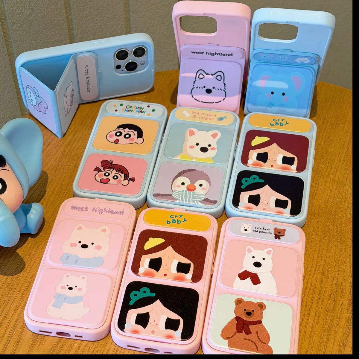 Funda Transparente para Teléfono con Diseño de Snoopy Pintor de Graffiti, Marco Brillante Multicolor en Tonos Pastel, Antigolpes, Protectora para iPhone