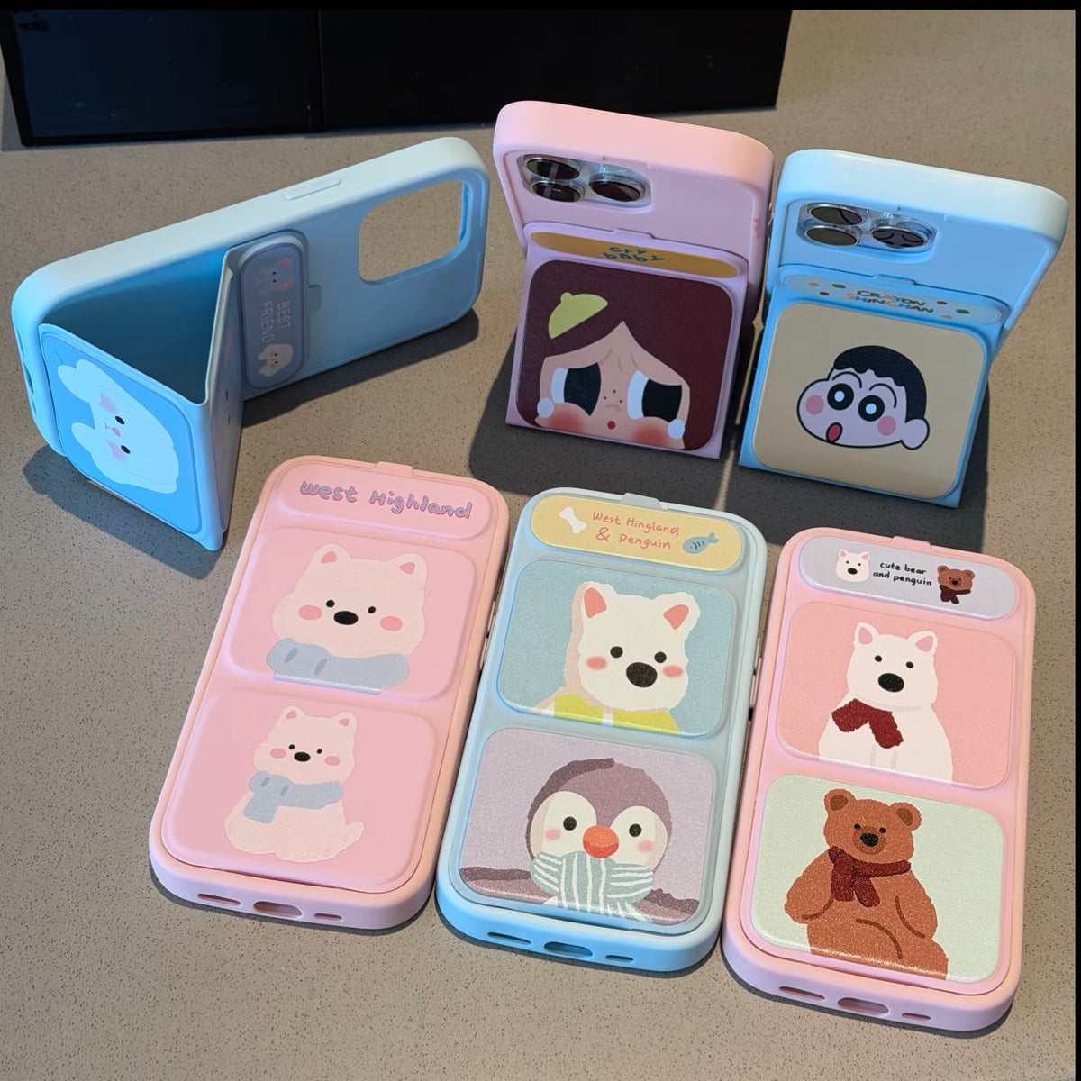 Funda Transparente para Teléfono con Diseño de Snoopy Pintor de Graffiti, Marco Brillante Multicolor en Tonos Pastel, Antigolpes, Protectora para iPhone