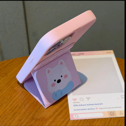 Funda Transparente para Teléfono con Diseño de Snoopy Pintor de Graffiti, Marco Brillante Multicolor en Tonos Pastel, Antigolpes, Protectora para iPhone