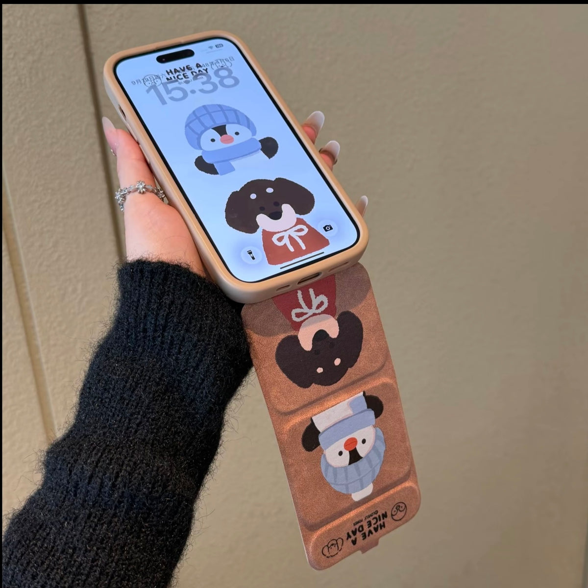 Funda Transparente para Teléfono con Diseño de Snoopy Pintor de Graffiti, Marco Brillante Multicolor en Tonos Pastel, Antigolpes, Protectora para iPhone