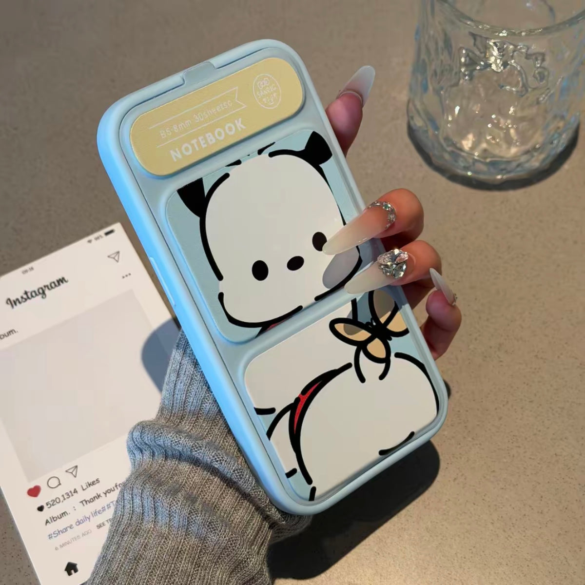 Funda Transparente para Teléfono con Diseño de Snoopy Pintor de Graffiti, Marco Brillante Multicolor en Tonos Pastel, Antigolpes, Protectora para iPhone