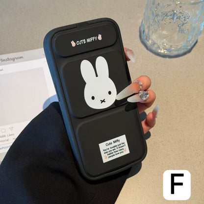 Funda Transparente para Teléfono con Diseño de Snoopy Pintor de Graffiti, Marco Brillante Multicolor en Tonos Pastel, Antigolpes, Protectora para iPhone