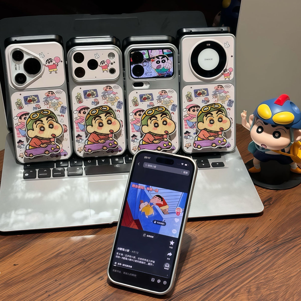 Cute 3D Stereo Cartoon Flip Stand Phone Case, Lovely Character Print Soft Protective Shell For iPhone