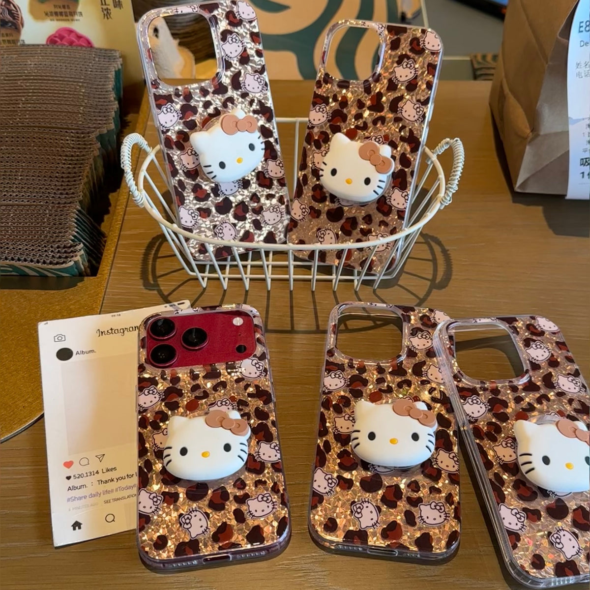 Funda protectora para iPhone con anilla magnética de dibujos animados vintage de Minnie, Goofy, Piolín y ventana grande para cámara, a prueba de golpes