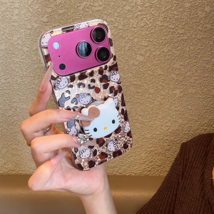 Funda protectora para iPhone con anilla magnética de dibujos animados vintage de Minnie, Goofy, Piolín y ventana grande para cámara, a prueba de golpes