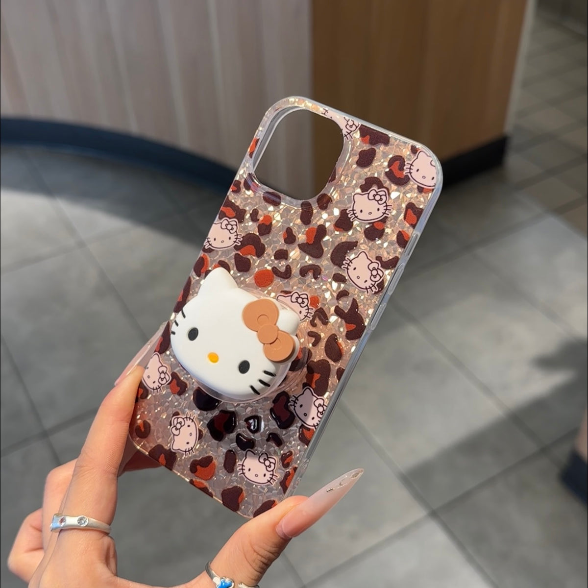 Funda protectora para iPhone con anilla magnética de dibujos animados vintage de Minnie, Goofy, Piolín y ventana grande para cámara, a prueba de golpes